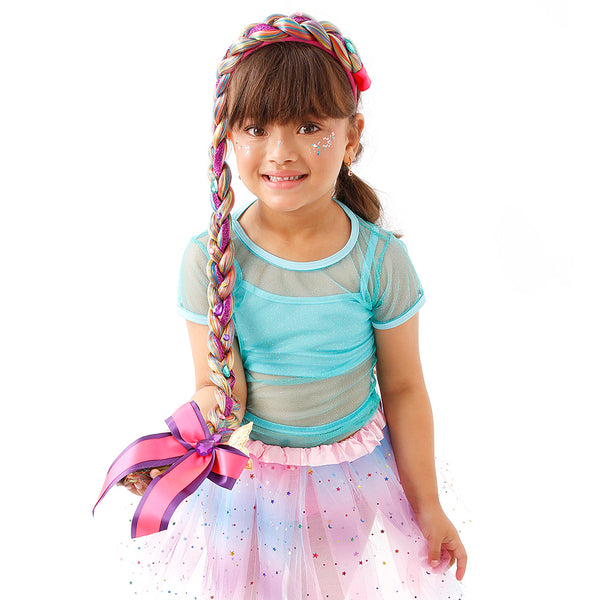 Tiara Trança Sereia Infantil