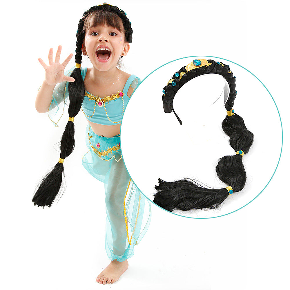 Tiara Trança Princesa Jade Infantil