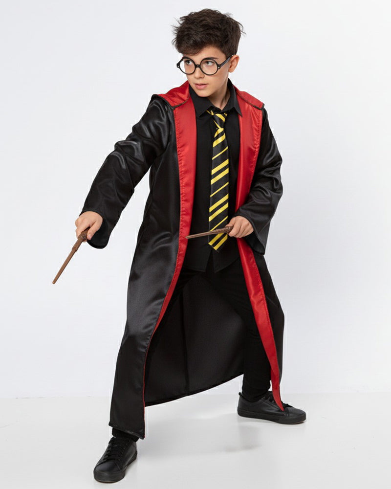 Capa Harry Potter Juvenil + Gravata Decorada