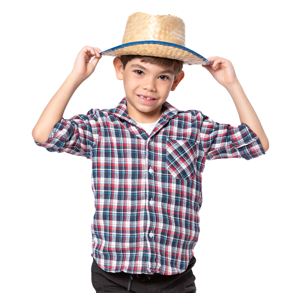 Camisa Xadrez Flanelada  Azul E Branco