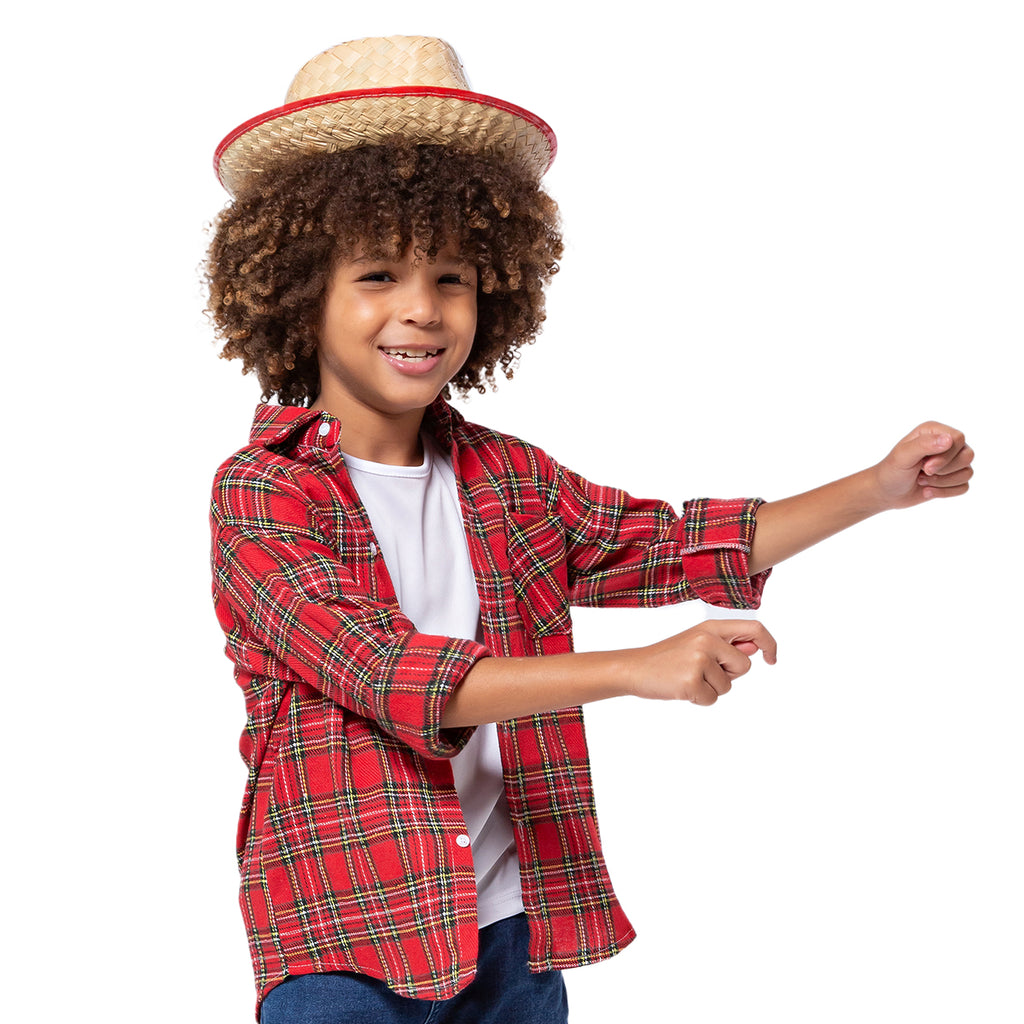 Camisa Xadrez Flanelada Vermelho