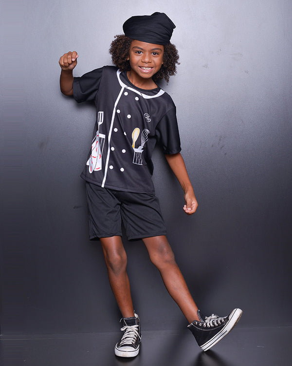 Fantasia Chef Infantil Unissex