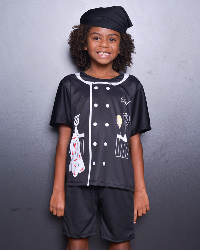 Fantasia Chef Infantil Unissex
