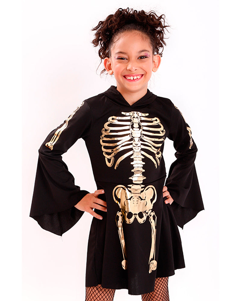 Fantasia Infantil Esqueleta Francy