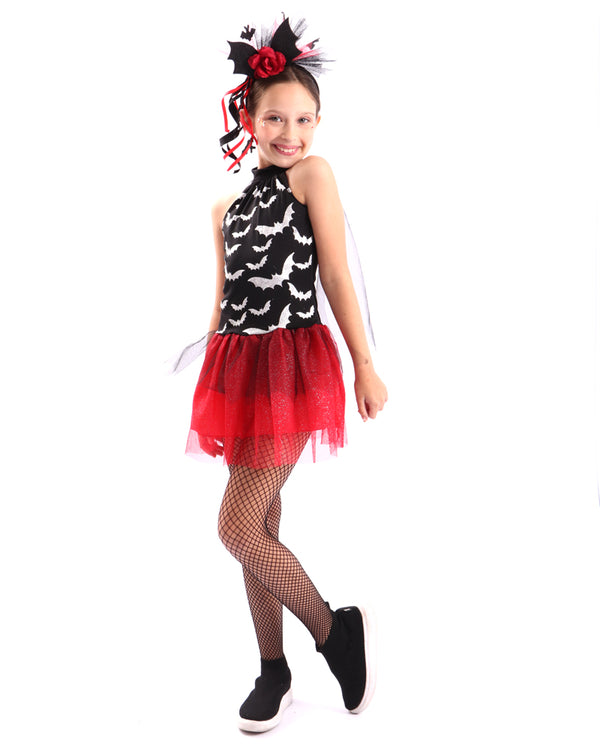 Fantasia Infantil Vestido Vampira Virna Elegante