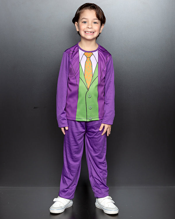 Fantasia Infantil Palhaço Coringa Joker
