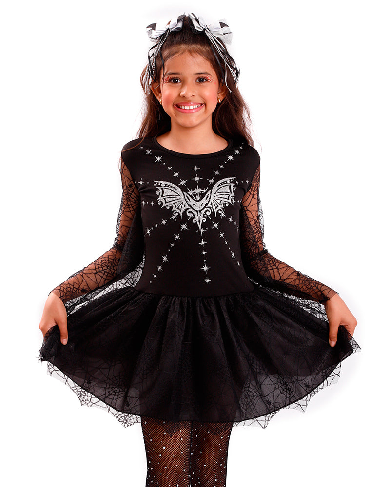 Fantasia Infantil Vestido Morcega Vihann