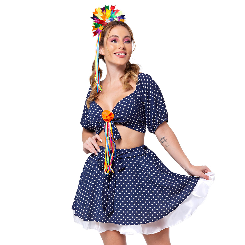 Conjunto de Cropped Caipira