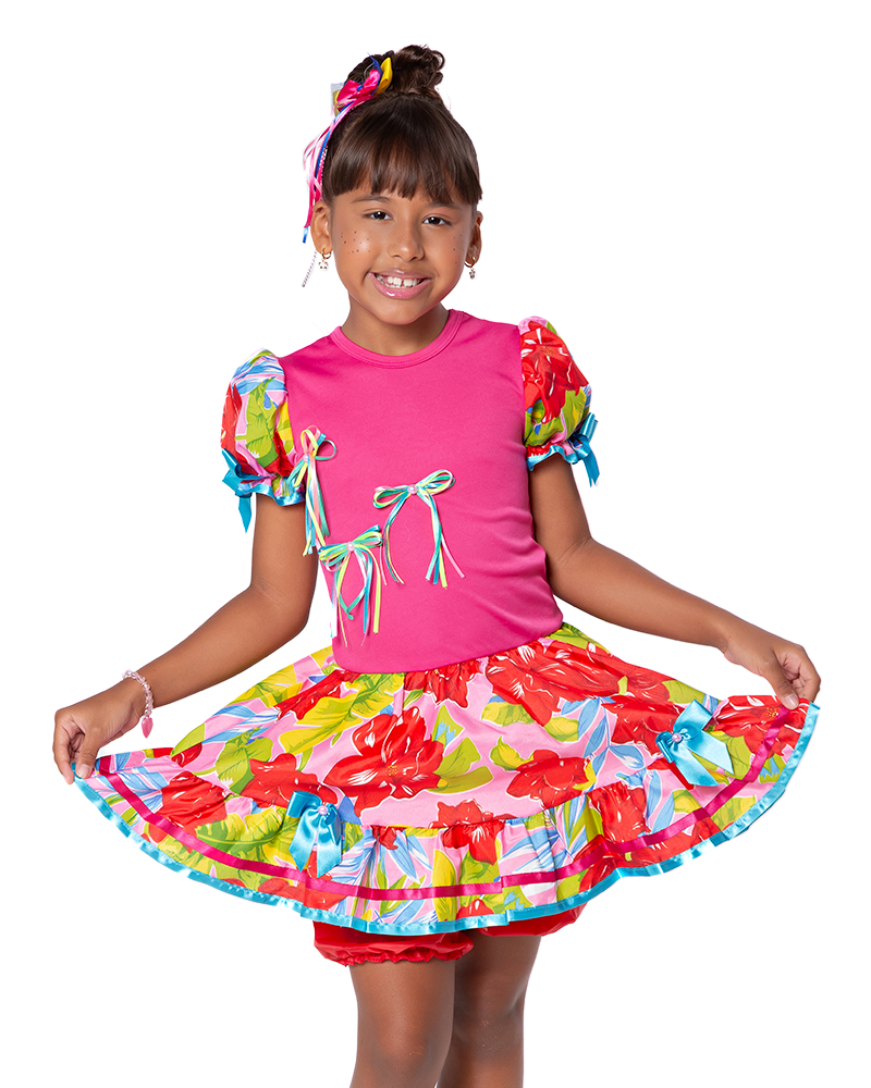 Vestido Infantil Maria Luzia