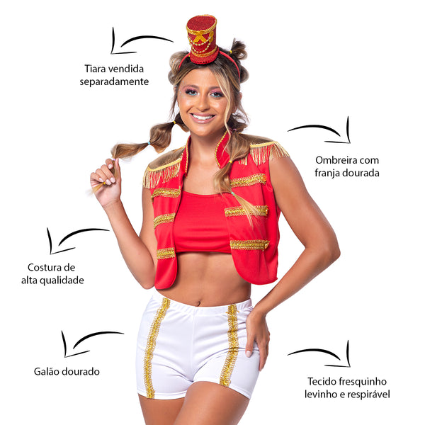 Fantasia Paquita Xuxa Luxo Adulto