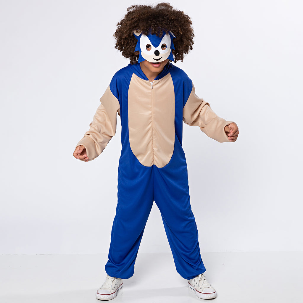 Fantasia  Infantil Ouriço Azul Halloween