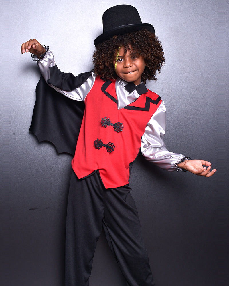 Fantasia Drácula Kael Infantil Menino