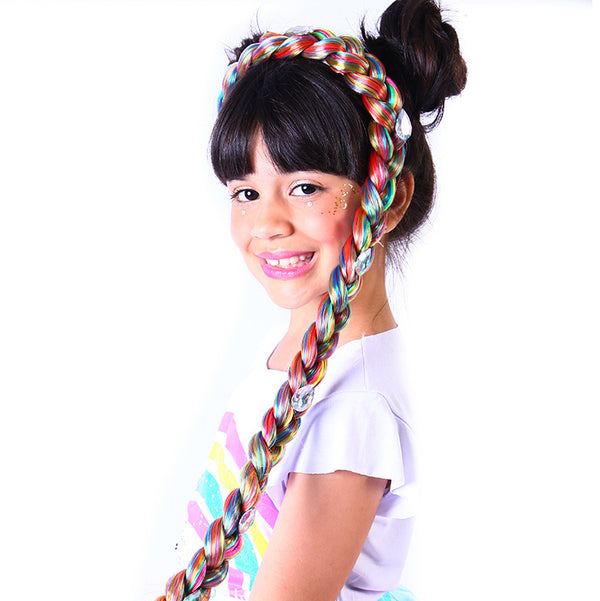 Tiara Trança Unicornio Infantil
