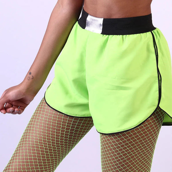 MEIA ARRASTAO - VERDE NEON